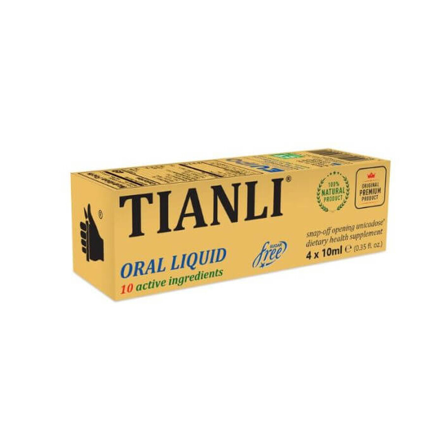 Tianli soluzione orale, 4 fiale x 10 ml, Energo Vitalis