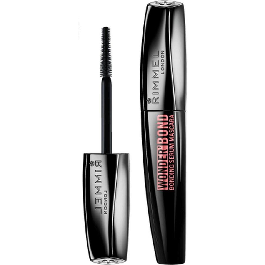 Rimmel London Wonder Bong Serum Mascara 001 Schwarz, 1 Stück