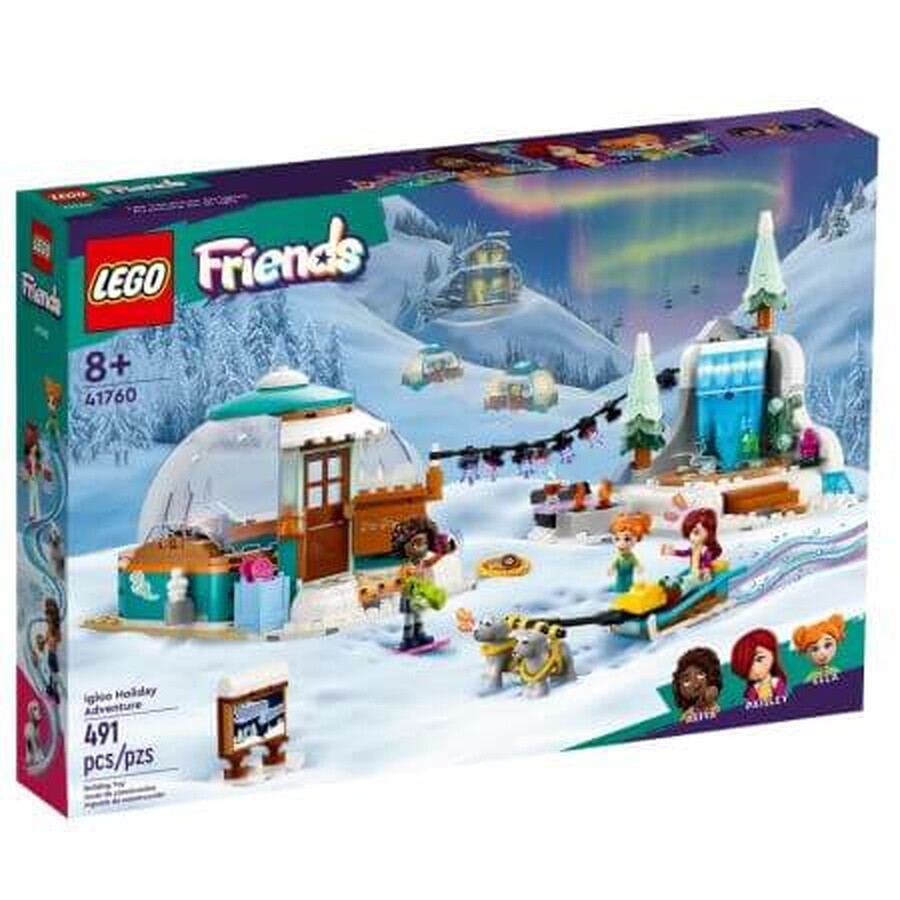 Lego Friends igloo holiday adventure, 8 anni +, 41760, Lego
