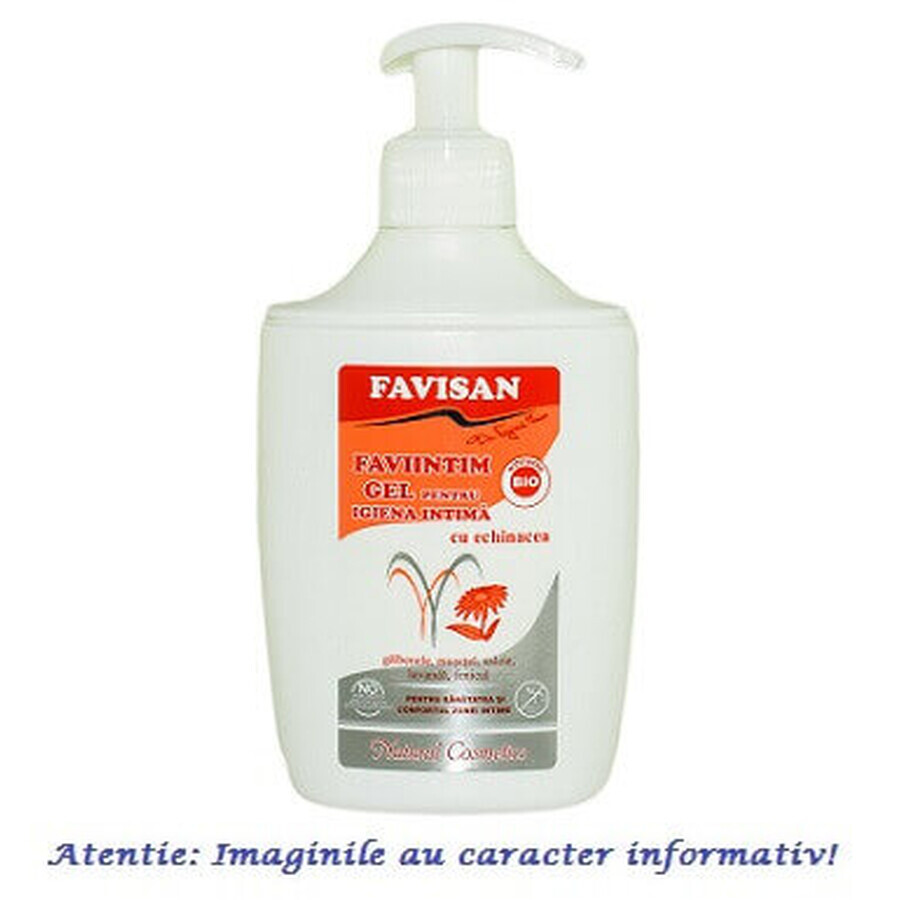 Gel de higiene íntima con equinácea y camomila, 300 ml, Favisan