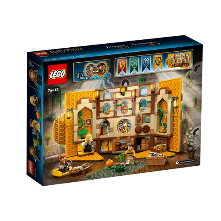 Stendardo della Casa di Harry Potter Tassorosso Lego, 9 anni+, 76412, Lego