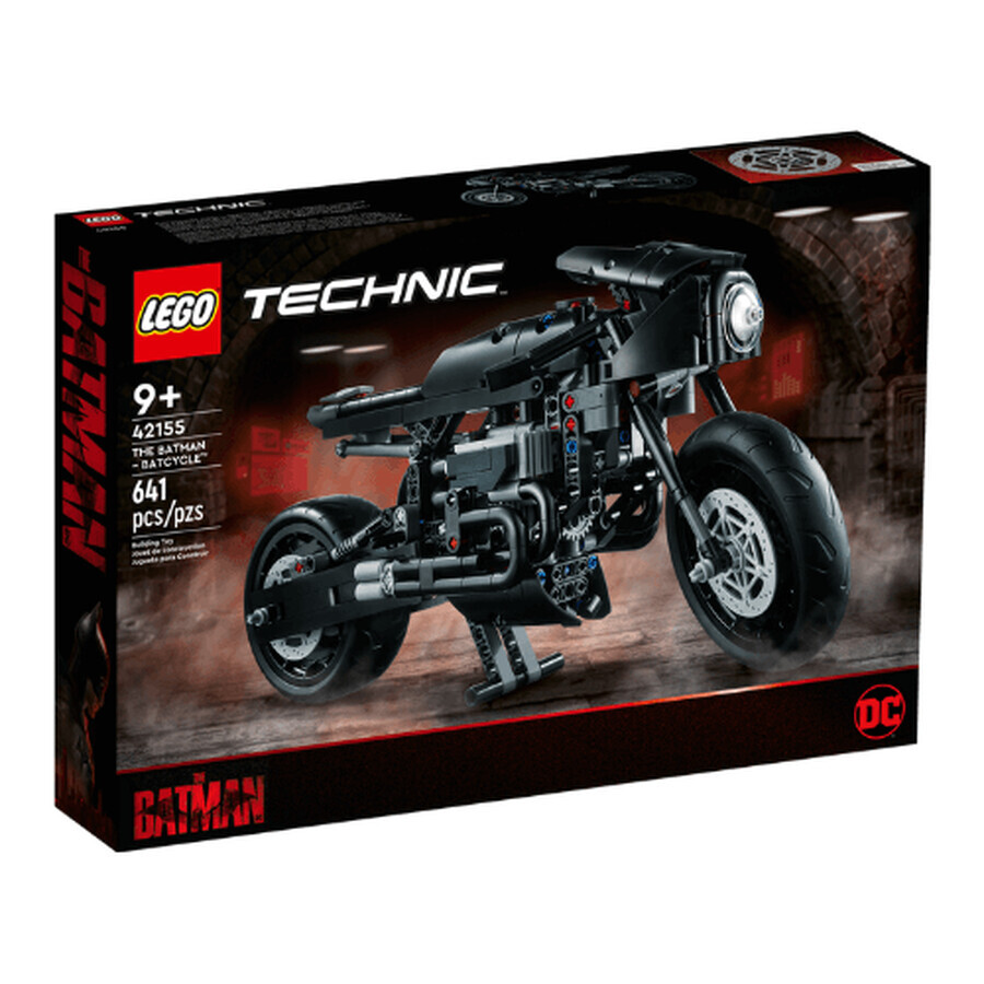 Batman Batcycle Lego Technic, +9 anni, 42155, Lego