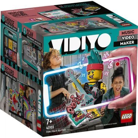 BeatBox Pirat Punk Lego Vidiyo, +7 anni, 43103, Lego