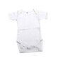 Body in cotone a maniche corte a costine, 3-6 mesi, bianco, Baltic Baby