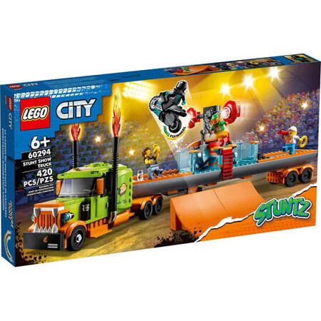 Camion acrobatico Lego City, +6 anni, 60294, Lego