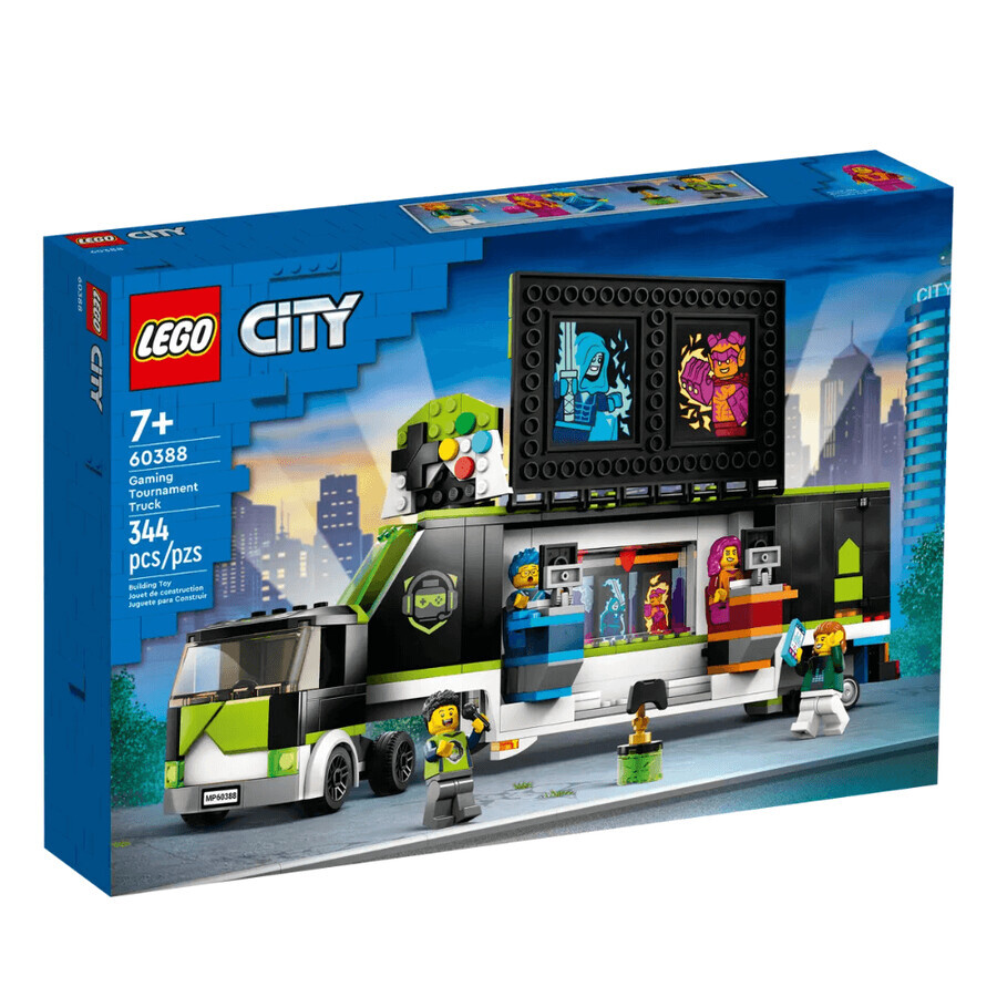 Camion per torneo di gioco, +7 anni, 60388, Lego City