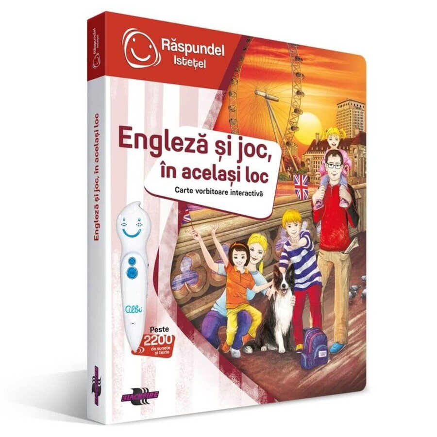 Libro interattivo, inglese e gioco in un unico luogo, Raspundel Istetel