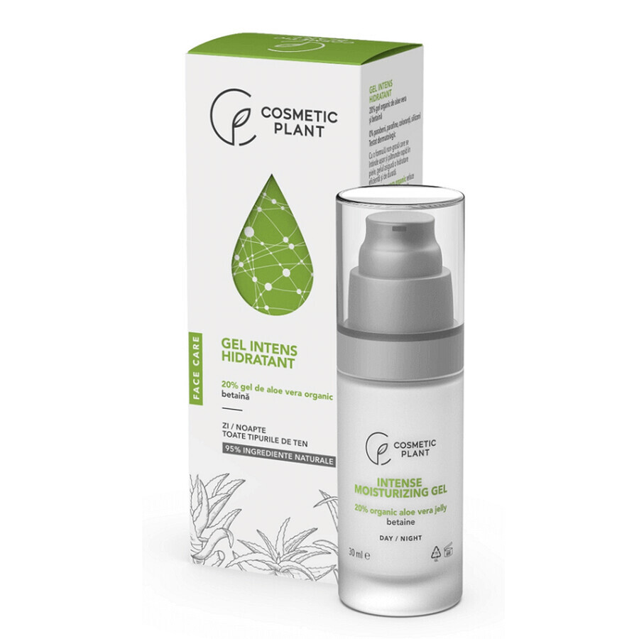 Gel idratante intenso per la cura del viso, 30 ml, pianta cosmetica