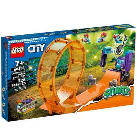 Lego City Stuntz Loop Stunt, +7 anni, 60338, Lego