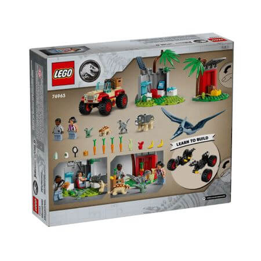 Baby Dinosauro Rescue Centre, 4 anni+, 76963, Lego Jurassic World