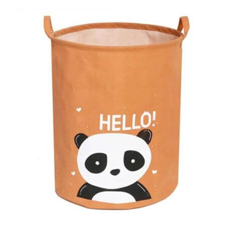 Cestino in cotone per giocattoli, 35X45 cm, Hello Panda, Sipo