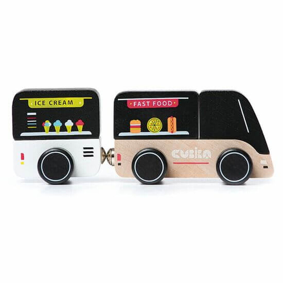Cubika giocattolo in legno, Food Truck, Cubika