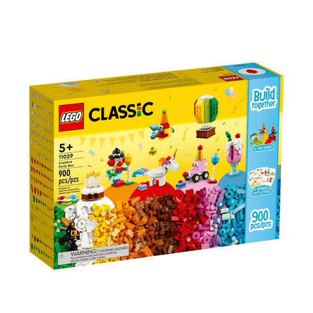 Scatola per feste creative Lego Classic, 5 anni+, 11029, Lego
