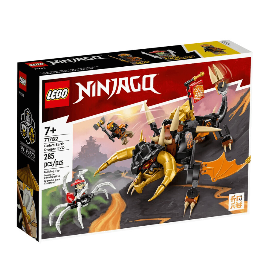Cole's Earth Dragon EVO Lego Ninjago, 7 anni+, 71782, Lego