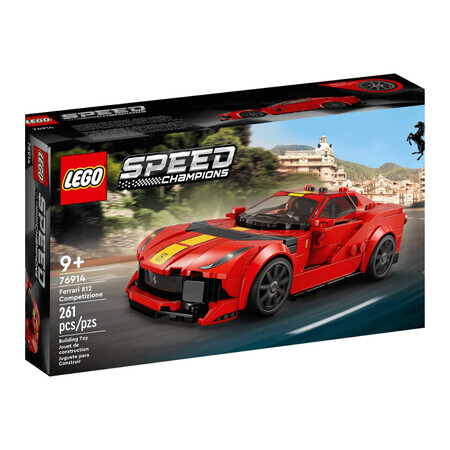 Ferrari 812 Competizione Lego Speed Champions, 9 anni+, 76914, Lego