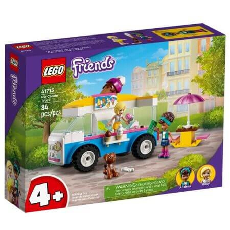 Furgoncino dei gelati Lego Friends, +4 anni, 84 pezzi, 41715, Lego