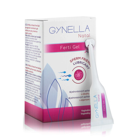 Gel lubrificante Gynella Natal Ferti, 6 x 5 ml, Heaton