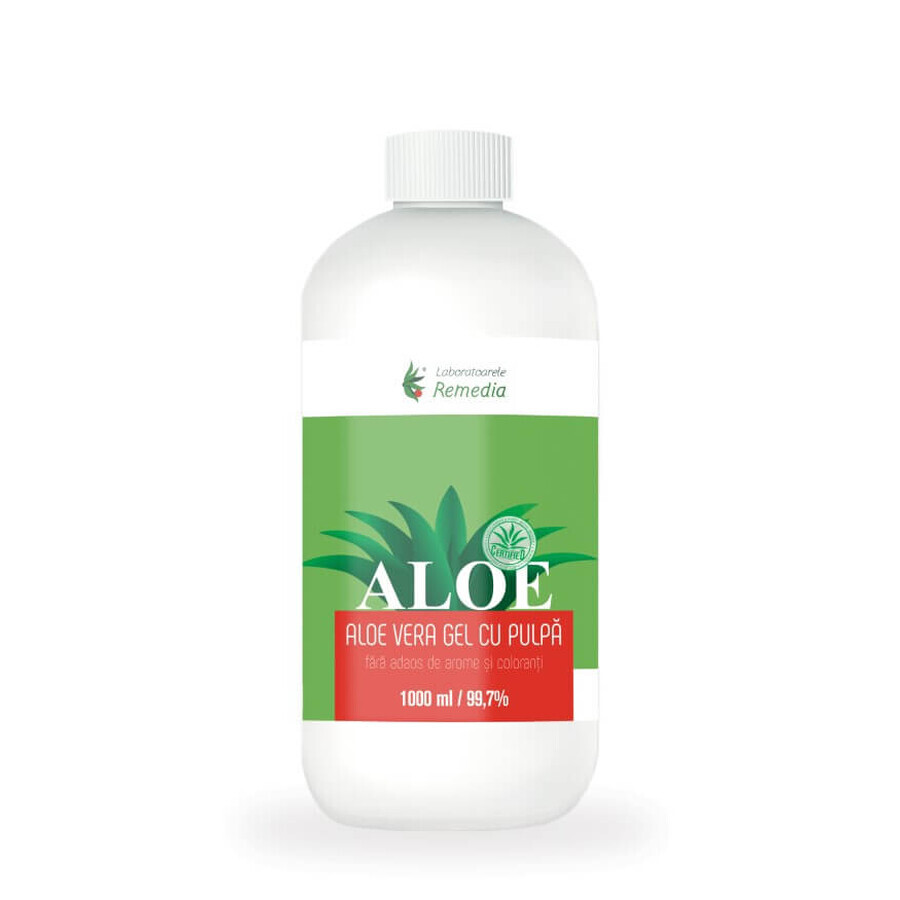 Gel Natural de Aloe Vera, 1000 ml, Remedia