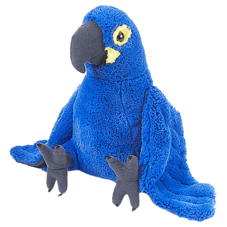 Peluche pappagallo blu, 30 cm, 2 anni+, Wild Republic