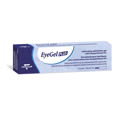 EyeGel Plus ophthalmisches Gel, 10 g, Farmigea