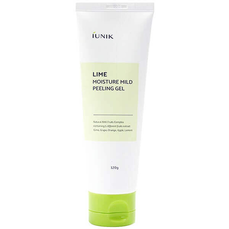 Gel peeling cu efect hidratant Lime Exfoliant, 120 ml, Iunik