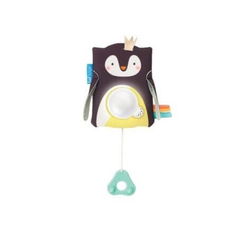 Giocattolo multifunzionale con anello di gomma, Principe Pinguino, Taf Toys