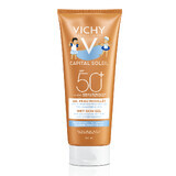 Capital Soleil SPF 50+ gel per bambini resistente all'acqua, 200 ml, Vichy