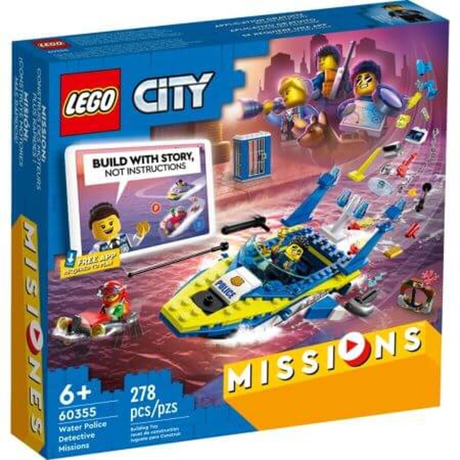 Missioni di polizia idraulica Lego City, +6 anni, 60355, Lego