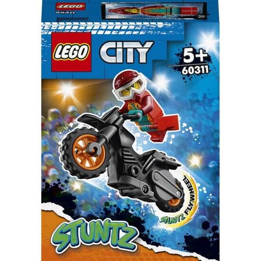 Lego City Firefighter Stunt Bike, +5 anni, 60311, Lego