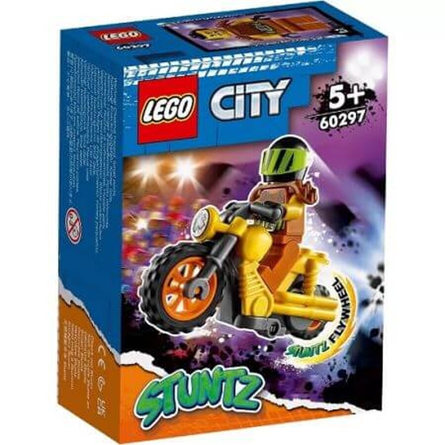 Lego City Impact Stunt Bike, +5 anni, 60297, Lego