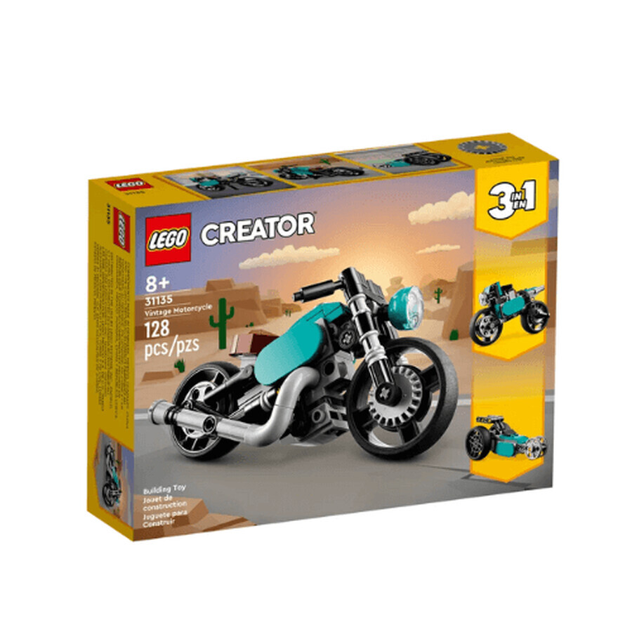 Moto d'epoca Lego Creator, 8 anni+, 31135, Lego