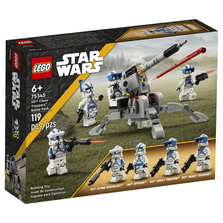 Clone Troopers Divisione 501 Pacchetto Battaglia, +6 anni, 75345, Lego Star Wars