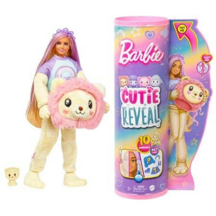 Bambola Barbie Cutie Reveal, Leone, Barbie