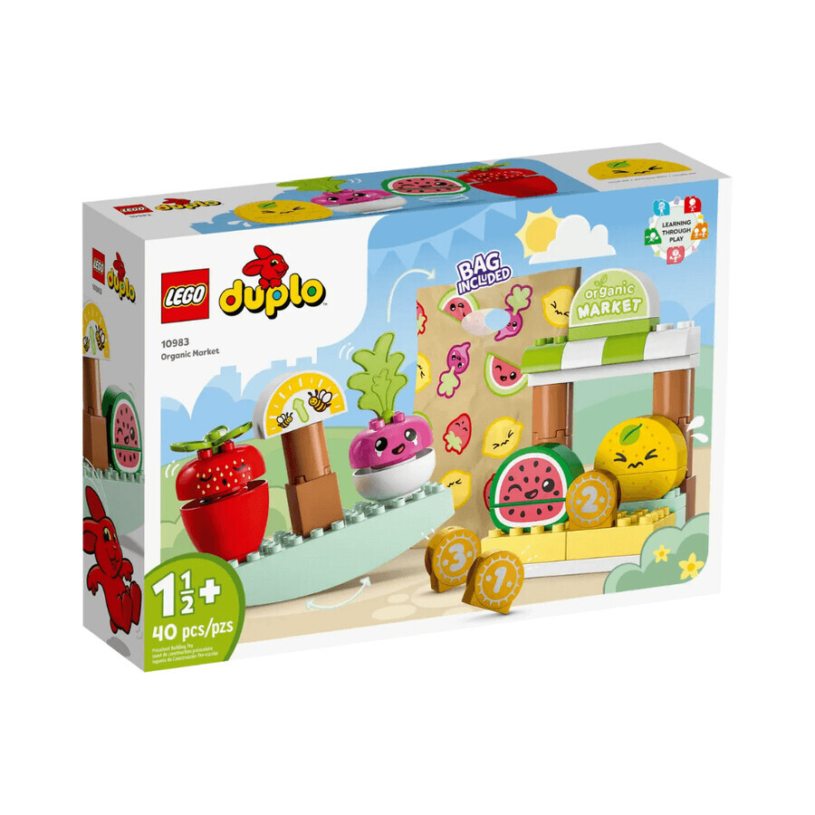 Mercato biologico Lego Duplo, 2 anni+, 10983, Lego