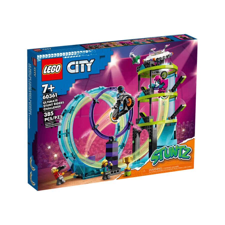 Lego City Ultimate Motorcycle Stunt Challenge, 7 anni+, 60361, Lego