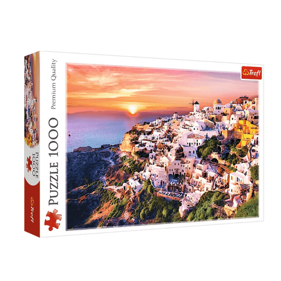 Puzzle Sunset in Santorini, 1000 pezzi, Trefl