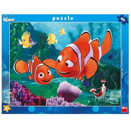 Puzzle Le avventure di Nemo, +3 anni, 40 pezzi, Dino
