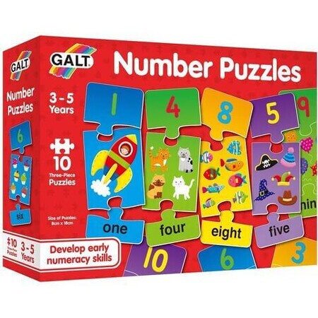 Numero puzzle, +3 anni, Galt