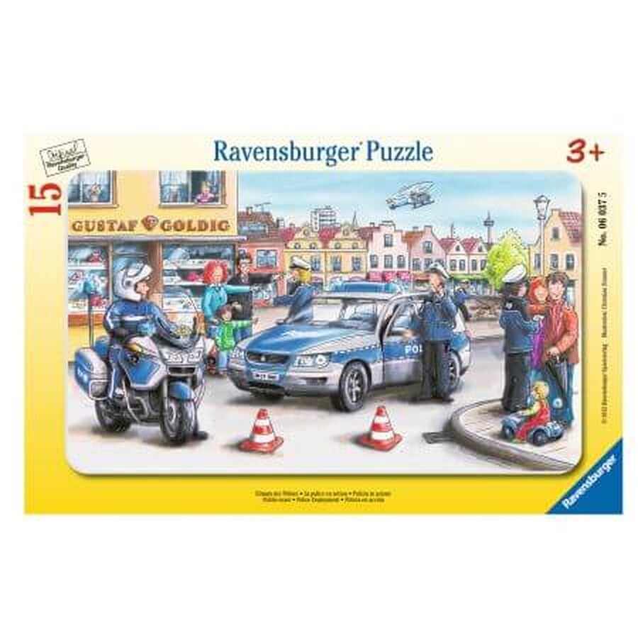 Puzzle del dipartimento di polizia, 15 pezzi, Ravensburger