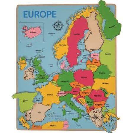 Mappa dell'Europa, Bigjigs
