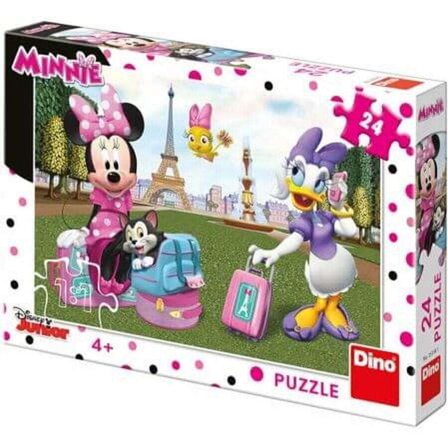 Puzzle Minnie e Daisy, 4-6 anni, 24 pezzi, Dino Toys