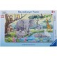 Puzzle a cornice Animali d&#39;Africa, +3 anni, 15 pezzi, Ravensburger