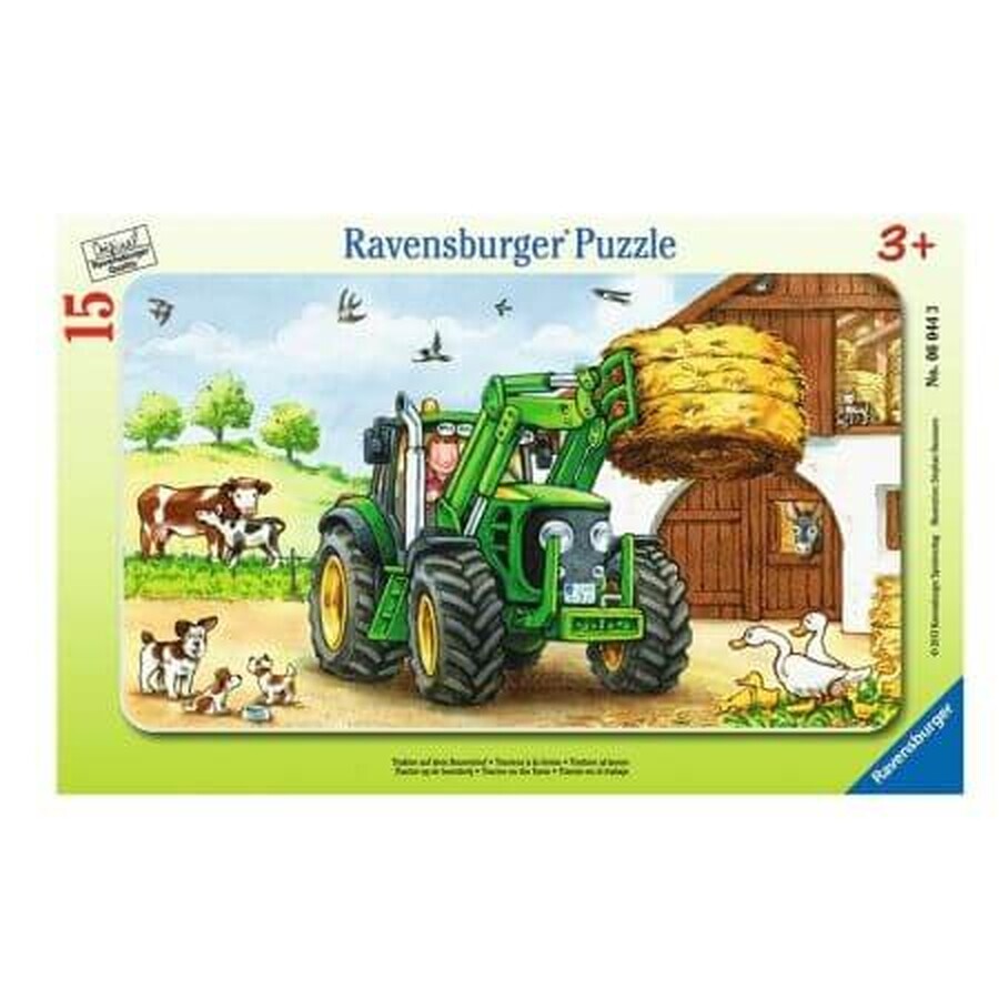 Puzzle del trattore agricolo, 15 pezzi, Ravensburger