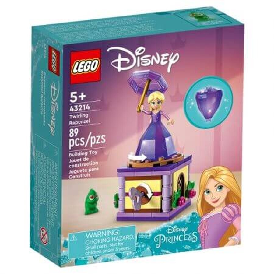 Rapunzel che gira Lego Disney, +5 anni, 43214, Lego