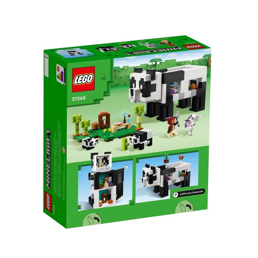 Rifugio dell'orso panda, +8 anni, 21245, Lego Minecraft