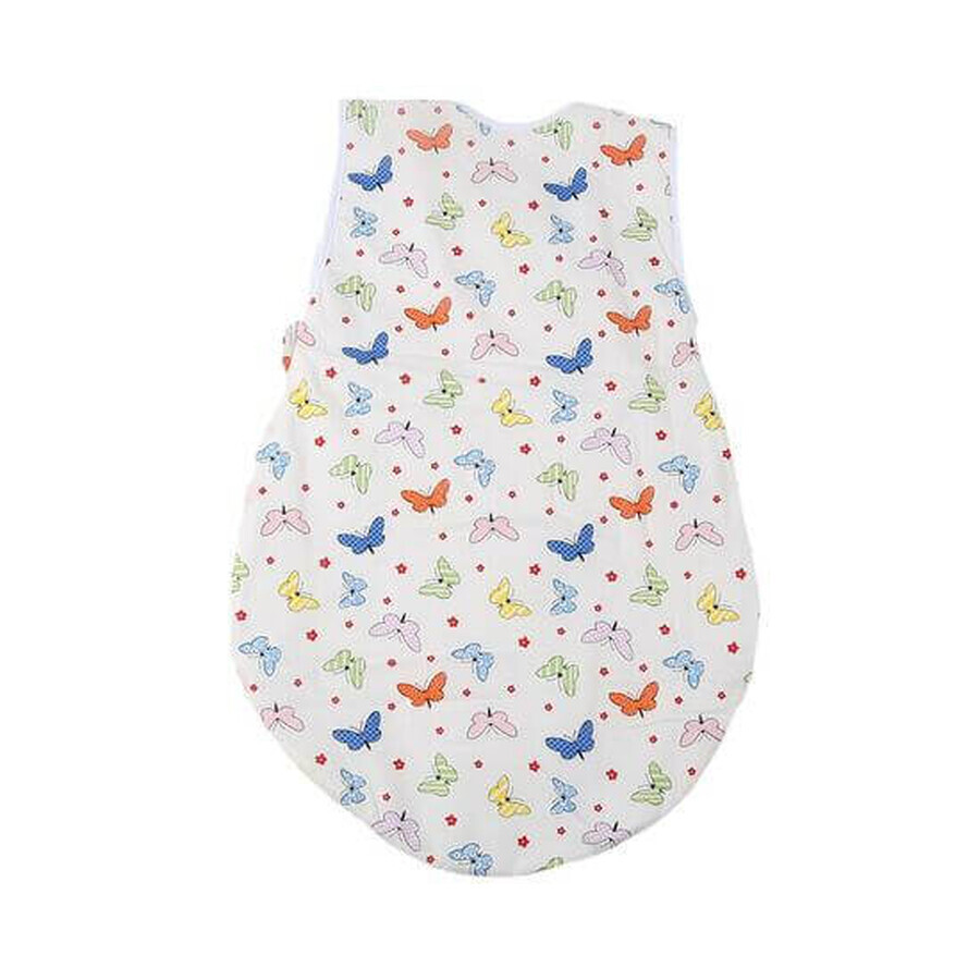 Sac de dormit din Bumbac, Fluturi, 1-2 ani, Baltic Bebe