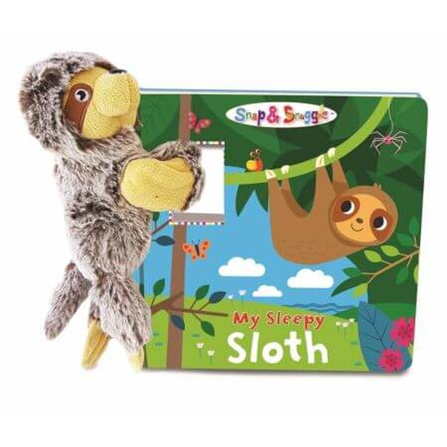 Animale di peluche e libretto in inglese My sleepy sloth, 3 anni+, Buddy & Barney
