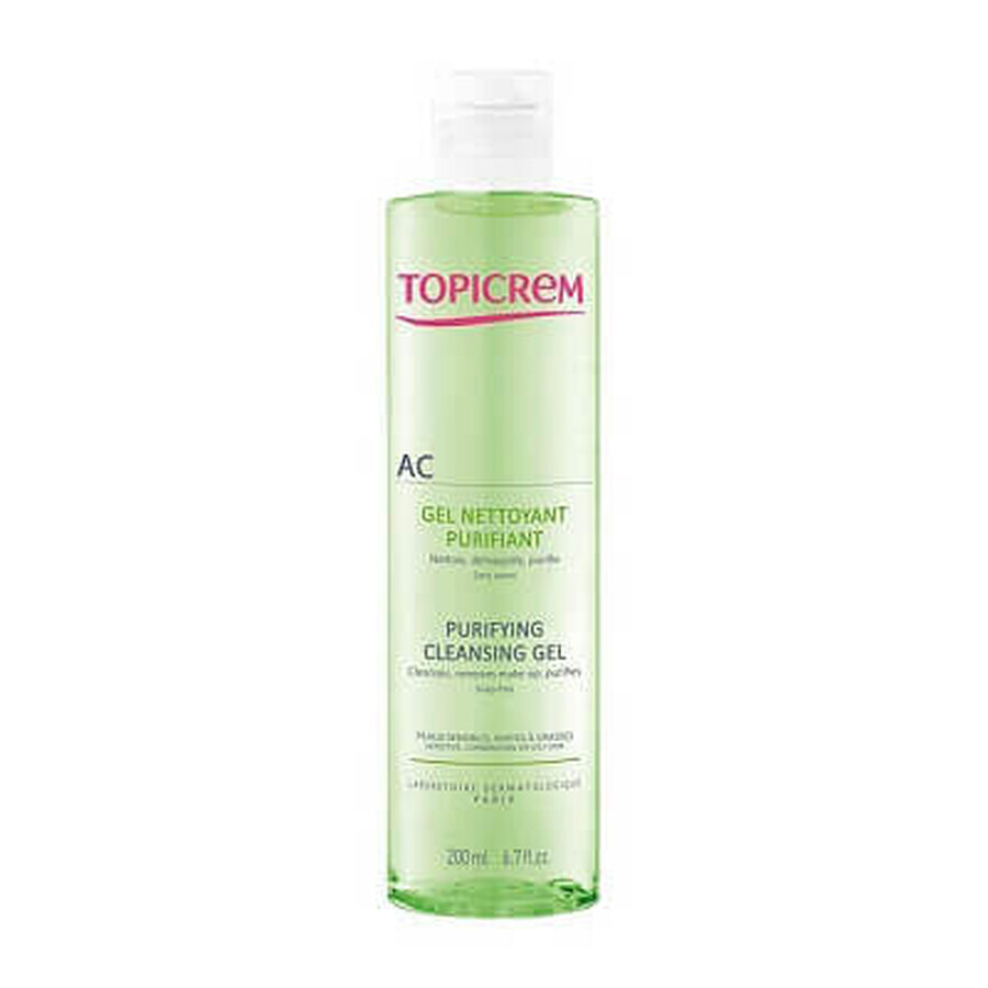 Gel detergente purificante Topicrem AC, 200 ml, NIGY