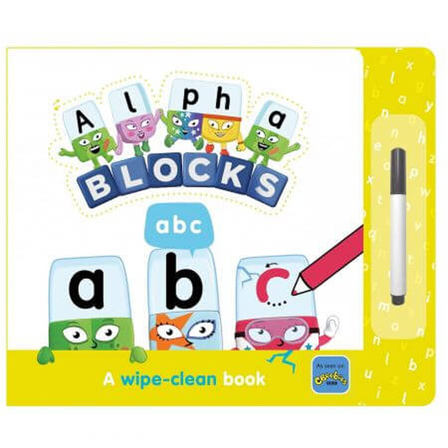 Scrittura interattiva e cancellazione dell'ABC, 3 anni+, Alphablocks