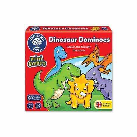 Gioco educativo Domino Dinosauri, +3 anni, Orchard Toys